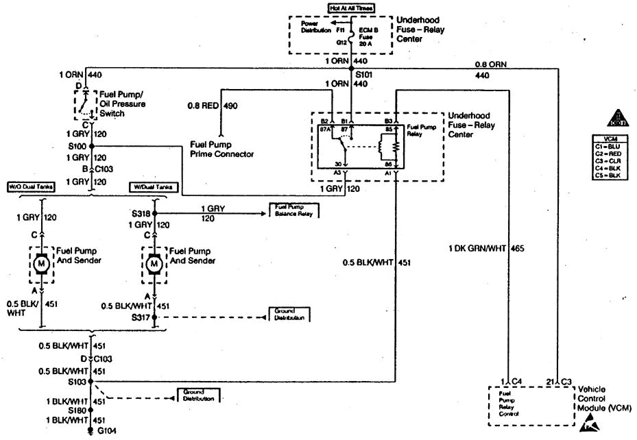 97 S10 Fuel Pump Wiring Diagram Gmc Fuel Pump Wiring Manual E Book