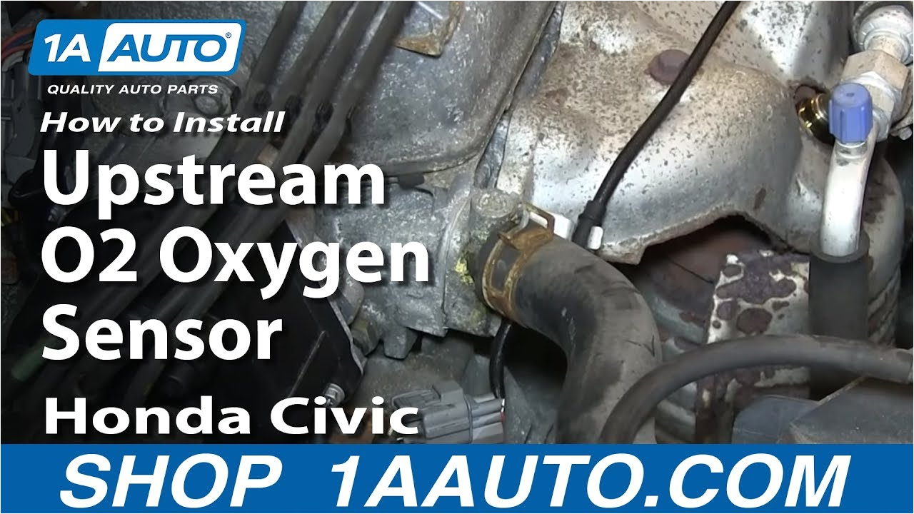 99 Civic O2 Sensor Wiring Diagram How to Replace O2 Oxygen Sensor 92 00 Honda Civic Youtube