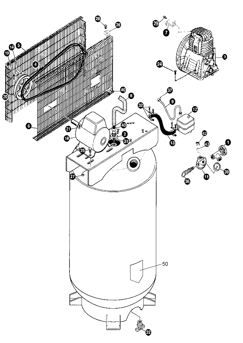 Abac Air Compressor Wiring Diagram Repair Parts for the Devilbiss Prlkc6580v2 Stationary Air Compressor Abac Air Compressor Wiring Diagram Repair Parts for the Devilbiss Prlkc6580v2 Stationary Air Compressor