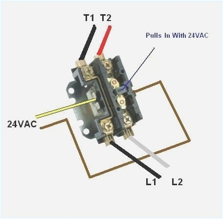 Ac Contactor Wiring Diagram Ac Contactor Wiring Wiring Diagram Sample