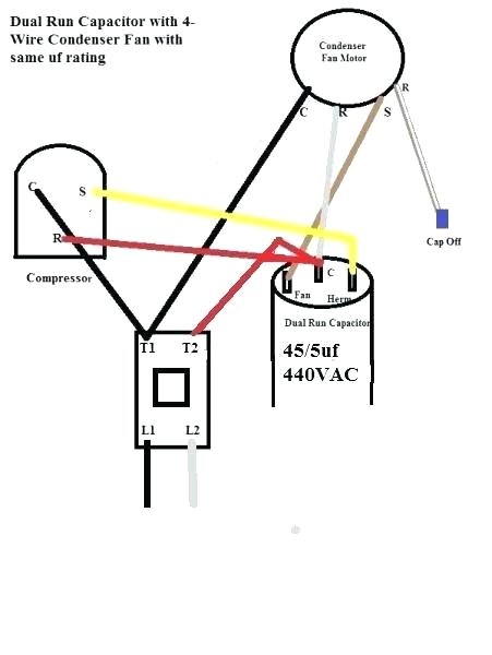 Ac Dual Capacitor Wiring Diagram Ac Dual Capacitor Ac Dual Capacitor Wiring Diagram Ac Dual Capacitor