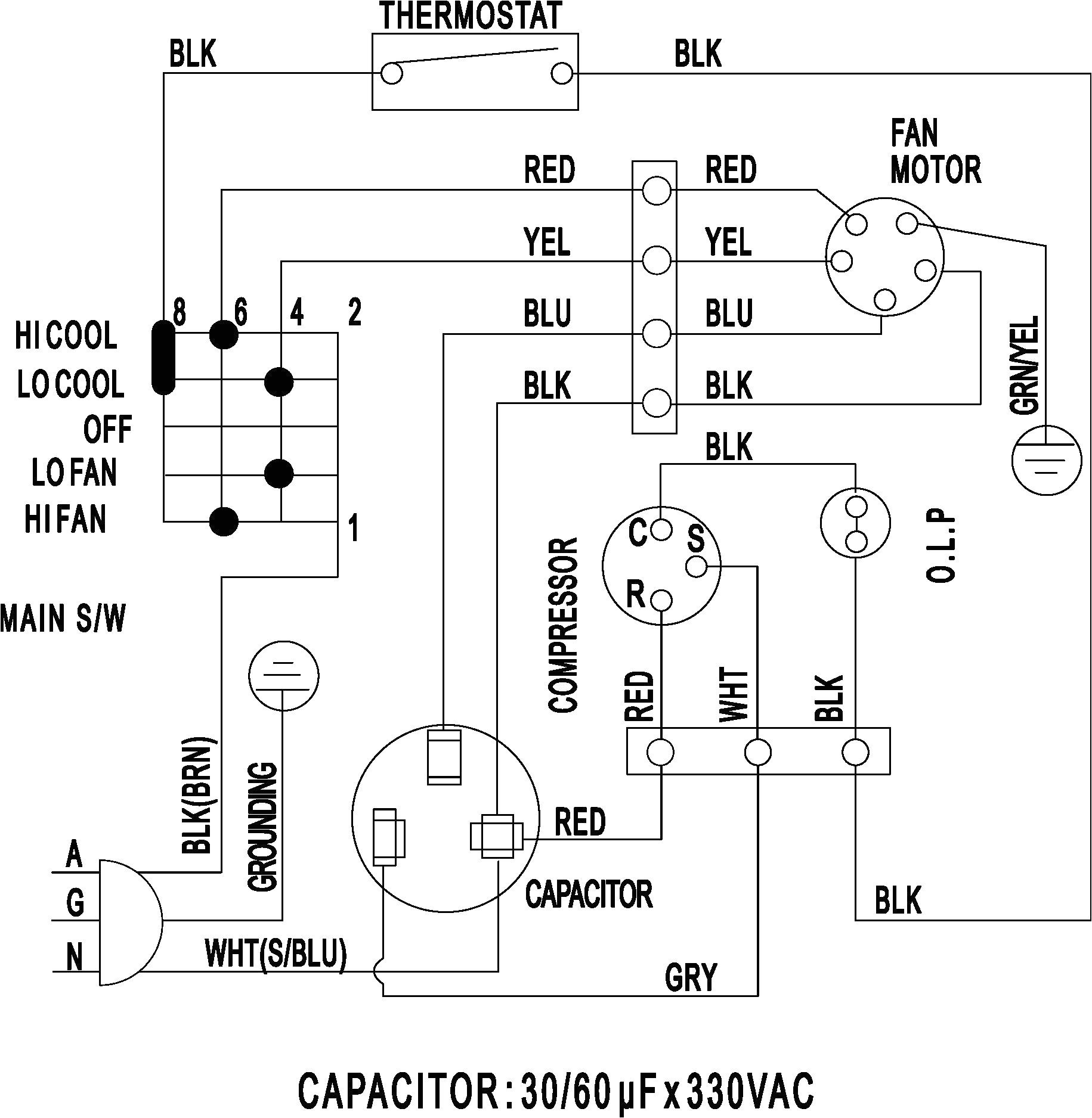 Air Conditioner Wiring Diagram Capacitor Basic Ac Wiring Diagrams Wiring Diagram Database Air Conditioner Wiring Diagram Capacitor Basic Ac Wiring Diagrams Wiring Diagram Database