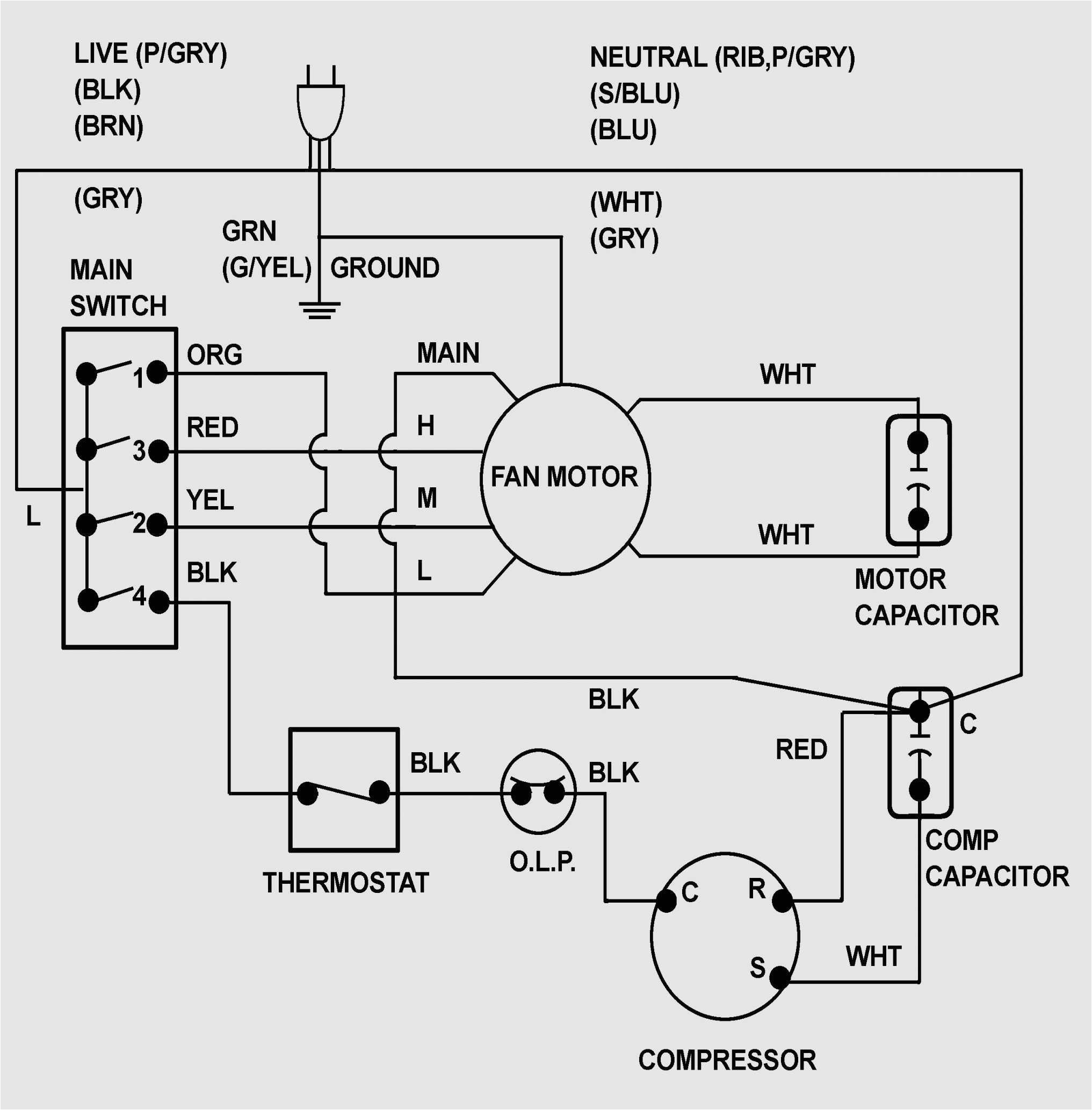 Air Conditioner Wiring Diagram Picture Basic Air Conditioning Wiring Diagram Wiring Diagram Database