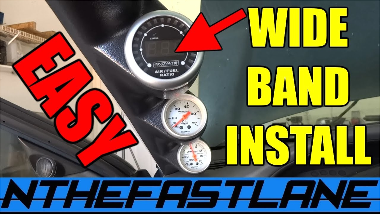 Air Fuel Ratio Gauge Wiring Diagram Wideband Installation How to Youtube Air Fuel Ratio Gauge Wiring Diagram Wideband Installation How to Youtube
