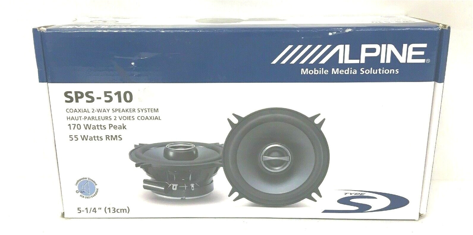 Alpine Sps 610c Wiring Diagram Alpine Sps 510 2 Way 5 25in Car Speaker for Sale Online Ebay