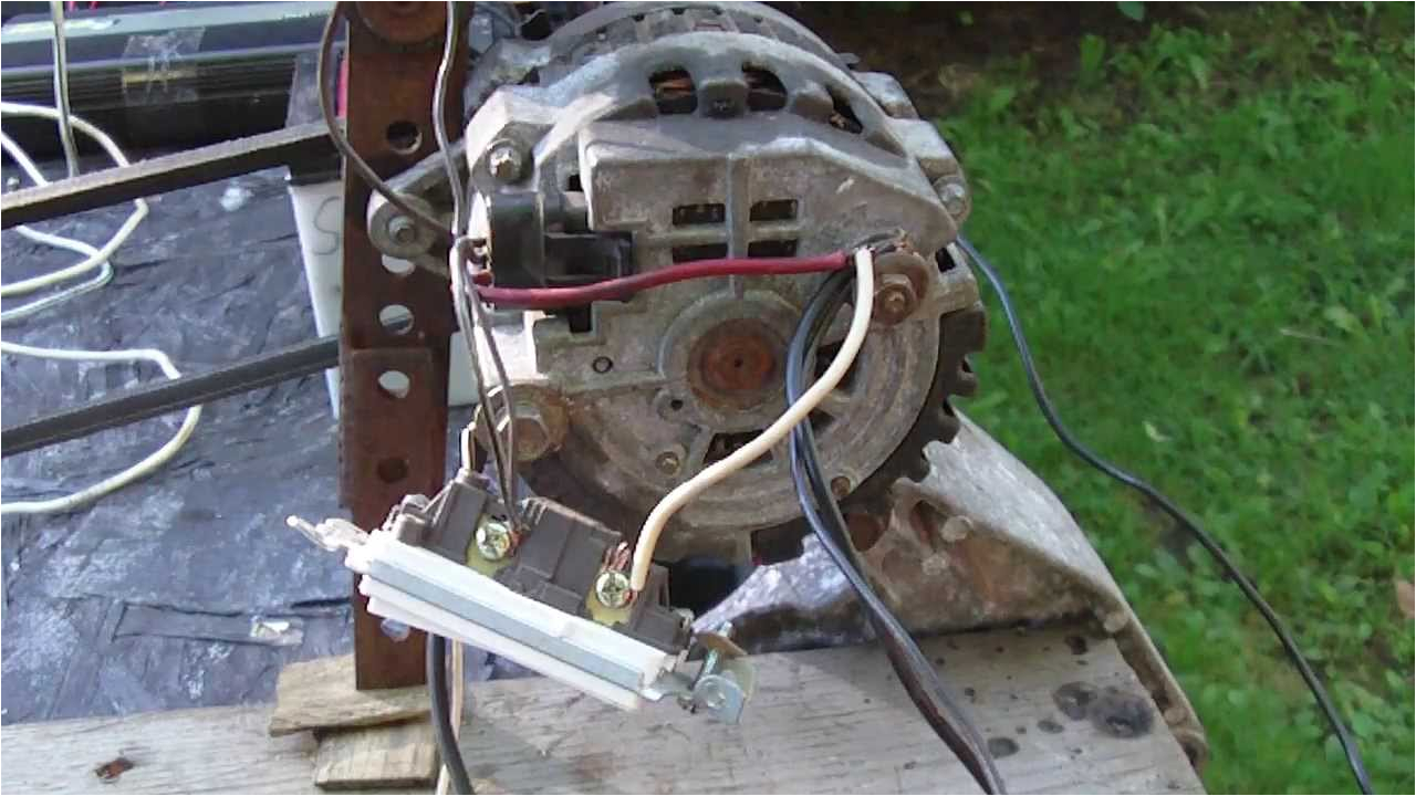 Alternator Welder Wiring Diagram Alternator Demo Wiring Connection to Battery Capacitors Inverter