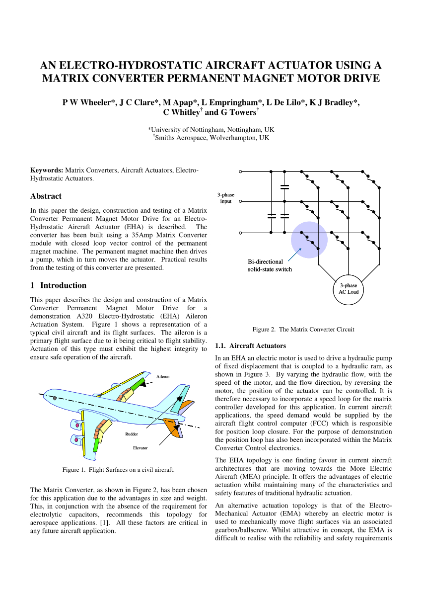 Andco Actuators Wiring Diagram Pdf An Electro Hydrostatic Aircraft Actuator Using A Matrix Andco Actuators Wiring Diagram Pdf An Electro Hydrostatic Aircraft Actuator Using A Matrix