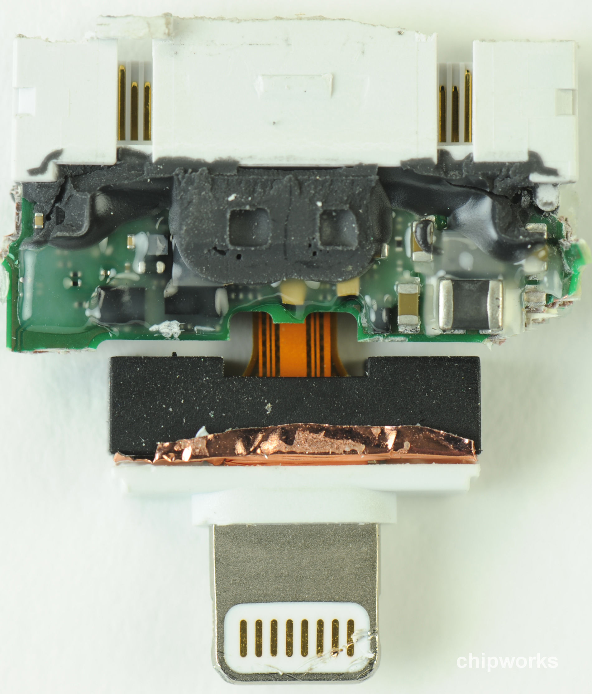 Apple 30 Pin Wiring Diagram Apple Lightning to 30 Pin Adapter Teardown Techinsights Apple 30 Pin Wiring Diagram Apple Lightning to 30 Pin Adapter Teardown Techinsights