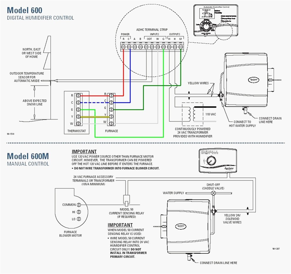 Aprilaire Humidifier Wiring Diagram Aprilaire 560 Wiring Diagram Wiring Diagrams Value