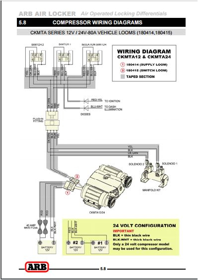 Arb Wiring Harness Diagram Arb Air Compressor Wiring Diagram Wiring Diagram