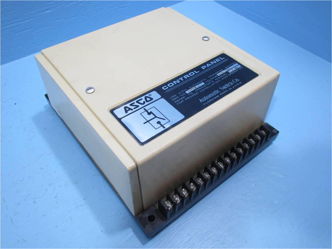 Asco 185 Transfer Switch Wiring Diagram asco Control Panel 480v Bulletin 940 Group 9 Automatic Transfer Asco 185 Transfer Switch Wiring Diagram asco Control Panel 480v Bulletin 940 Group 9 Automatic Transfer