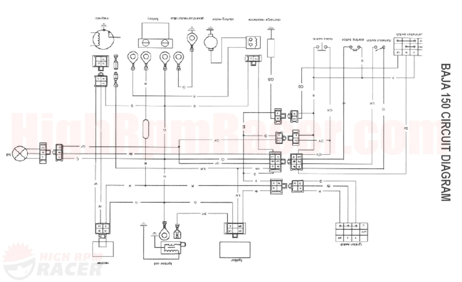 Baja 90 atv Wiring Diagram Roketa 150 Engine Diagram Wiring Diagram Paper