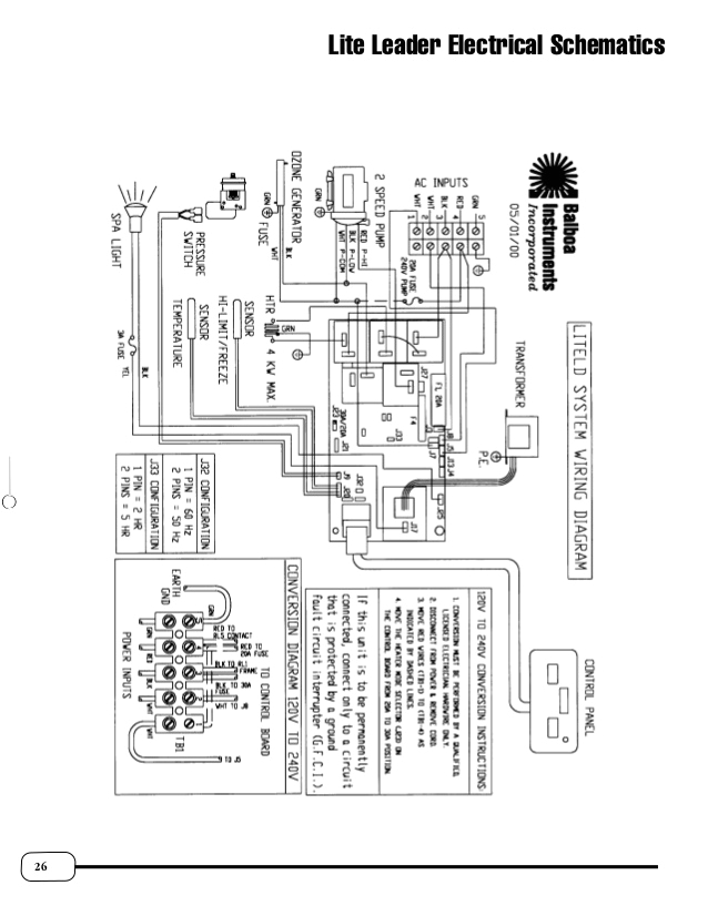 Balboa Instruments Wiring Diagram Generic Install Manual4 Balboa Instruments Wiring Diagram Generic Install Manual4