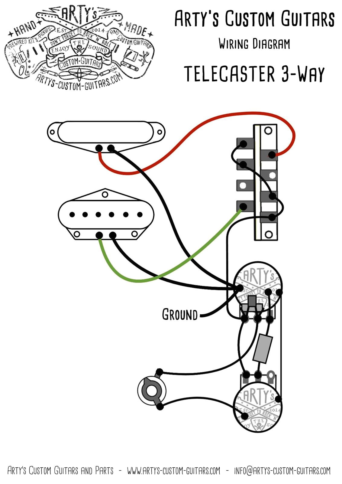 Bass Knob Wiring Diagram Artys Custom Guitars Telecaster Standard Wiring Kit Pre Wired Bass Knob Wiring Diagram Artys Custom Guitars Telecaster Standard Wiring Kit Pre Wired
