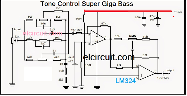 Bass Knob Wiring Diagram tone Control Super Giga Bass Circuit In 2019 Audio Circuit Bass Bass Knob Wiring Diagram tone Control Super Giga Bass Circuit In 2019 Audio Circuit Bass
