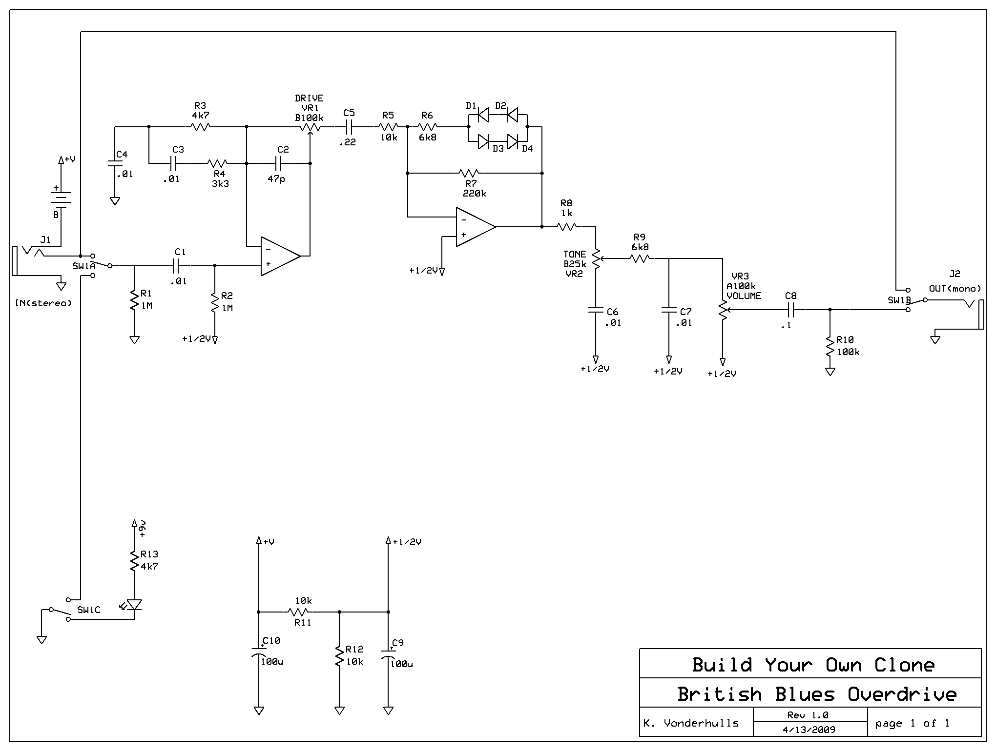 Bazooka Tube Wiring Diagram Schematics Build Your Own Clone Bazooka Tube Wiring Diagram Schematics Build Your Own Clone