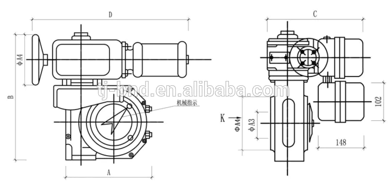 Bernard Actuator Wiring Diagram Bsy 60 K F 30h 4 20ma 600nm 220v 380v Bernard Electric Actuator