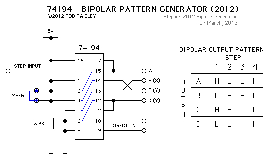 Bipolar Stepper Motor Wiring Diagram Bipolar Stepper Motor Driver 74194 Bipolar Stepper Motor Wiring Diagram Bipolar Stepper Motor Driver 74194