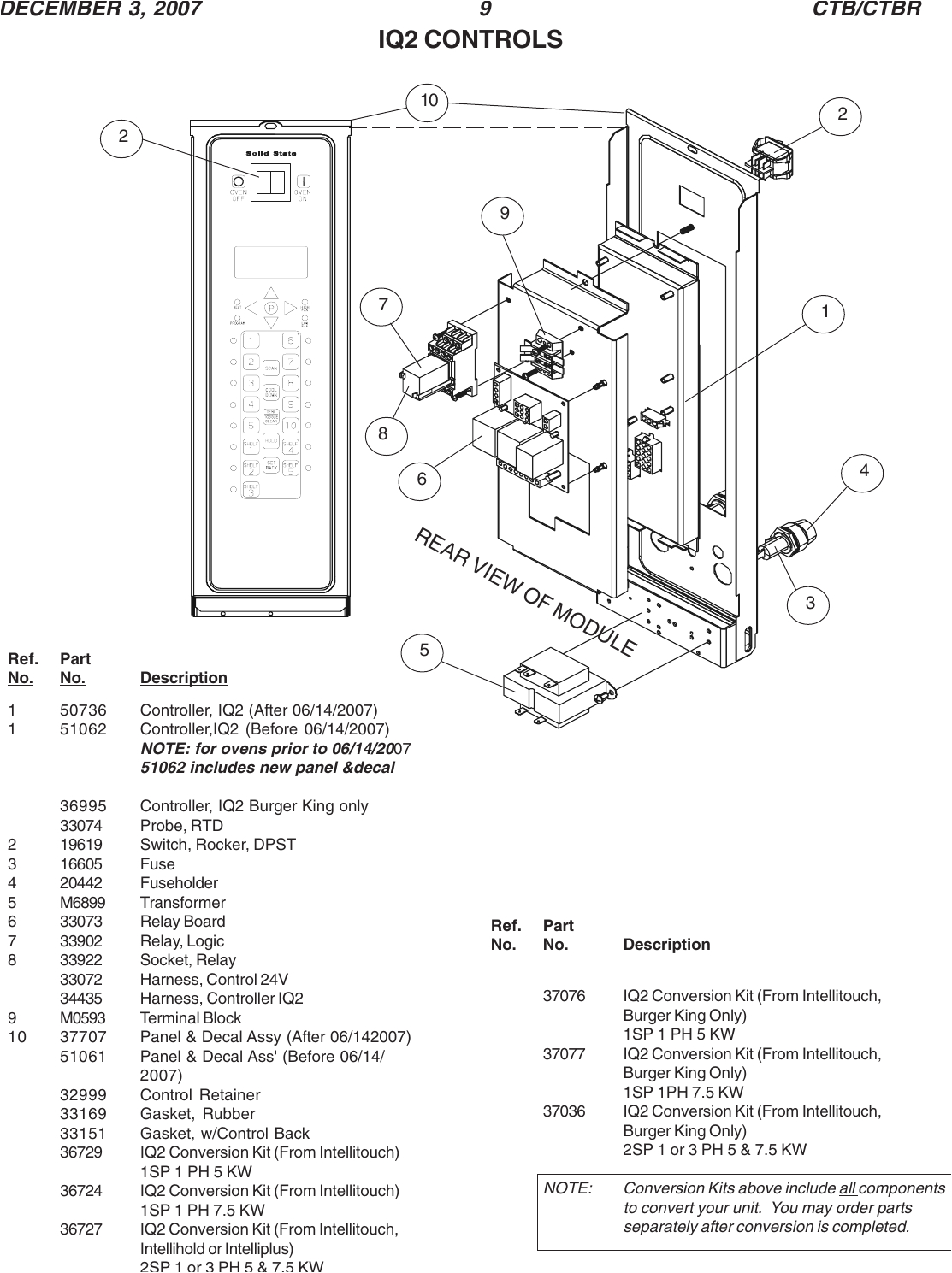 Blodgett Ctb 1 Wiring Diagram Blodgett Ctb Users Manual Parts