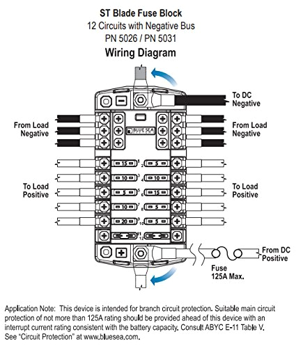 Blue Sea Systems Wiring Diagram Blue Sea Systems St Klinge ato atc Sicherung Blocks Amazon De
