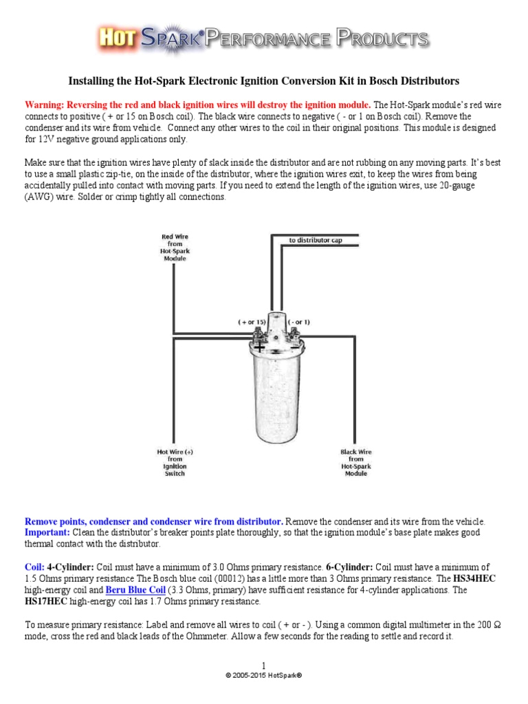 Bosch Electronic Distributor Wiring Diagram Installing Hot Spark Bosch Ignition System Distributor Bosch Electronic Distributor Wiring Diagram Installing Hot Spark Bosch Ignition System Distributor