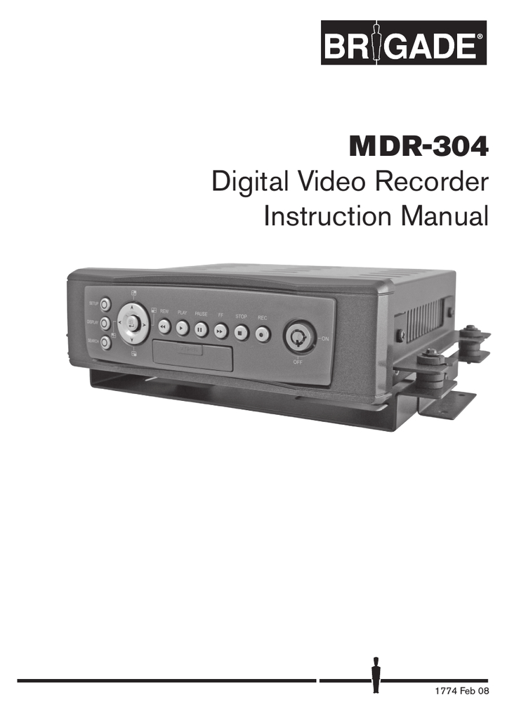 Brigade Camera Wiring Diagram Brigade Mdr 304 Instruction Manual Manualzz Com Brigade Camera Wiring Diagram Brigade Mdr 304 Instruction Manual Manualzz Com