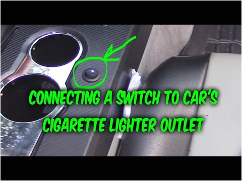 Car Cigarette Lighter Wiring Diagram How to Install Wire 3 Prong Switch to Car 12v Power Outlet Car Cigarette Lighter Wiring Diagram How to Install Wire 3 Prong Switch to Car 12v Power Outlet