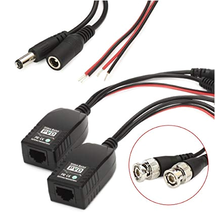 Cat5 Video Balun Wiring Diagram Amazon Com Bnc to Rj45 Cat5 Video Data Power Balun Connector for Cat5 Video Balun Wiring Diagram Amazon Com Bnc to Rj45 Cat5 Video Data Power Balun Connector for