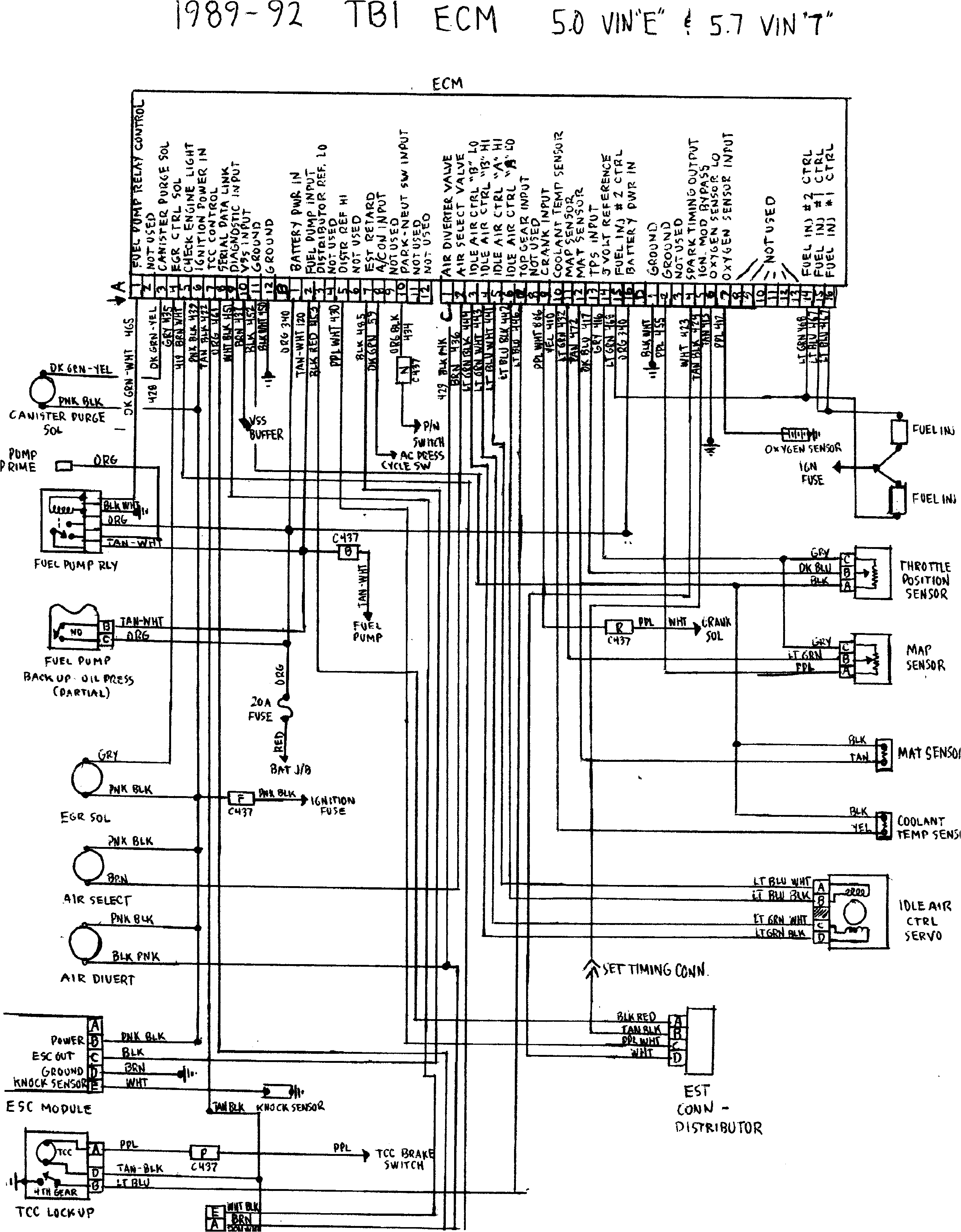 Chevy Tbi Wiring Diagram 350 Tbi Wiring Diagram Wiring Diagram Paper