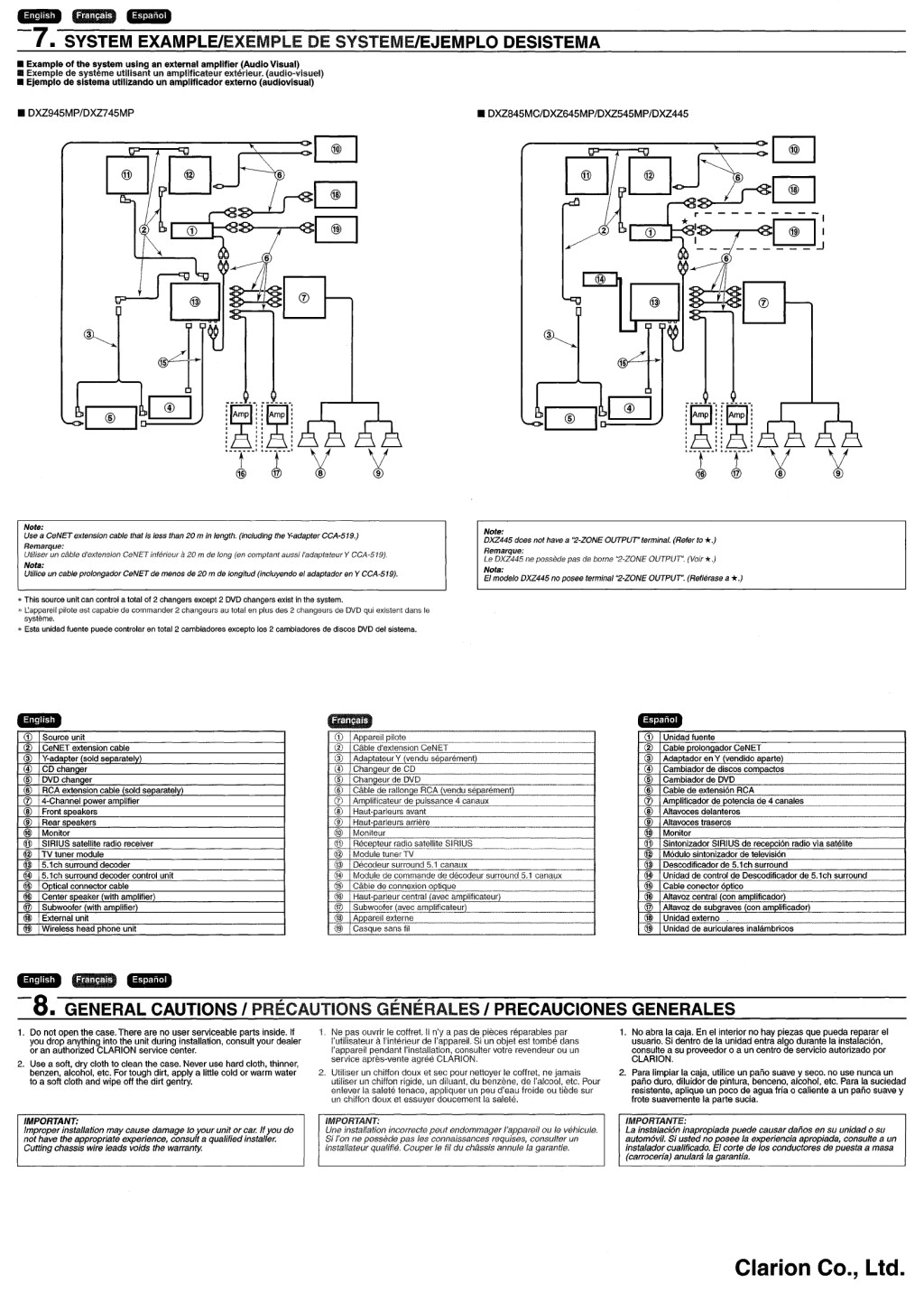 Clarion Stereo Wiring Diagram Clarion Car Stereo Wiring Diagram Vehicledata Of Nz500 Nx500 All