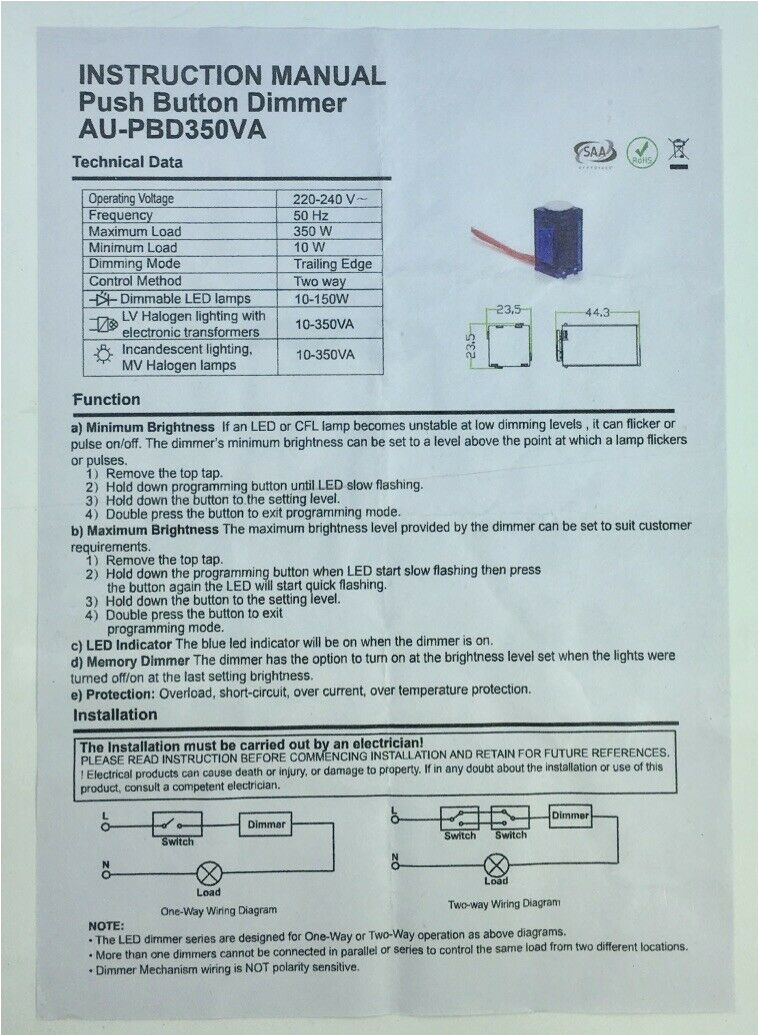 Clipsal Universal Dimmer Wiring Diagram Dimmer Light Switch Led Universal Push button Hpm Clipsal Compatible Clipsal Universal Dimmer Wiring Diagram Dimmer Light Switch Led Universal Push button Hpm Clipsal Compatible