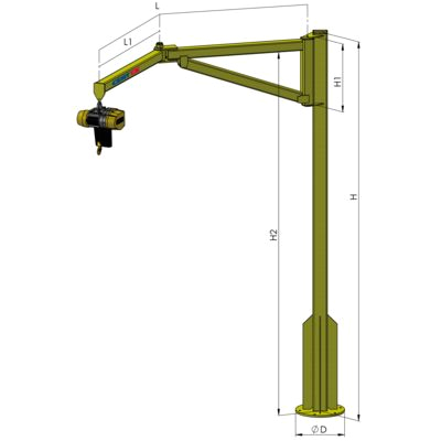Crane Hi 6 Wiring Diagram Jib Crane Type Sk K Certex Denmark Crane Hi 6 Wiring Diagram Jib Crane Type Sk K Certex Denmark