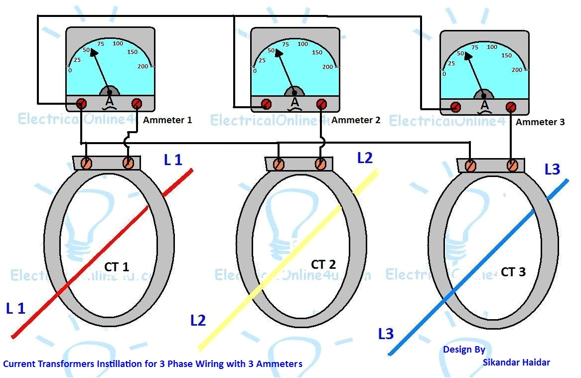 Ct Electric Meter Wiring Diagram Amp Meter Ct Wiring Diagram Wiring Diagram Name