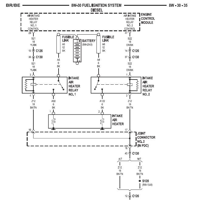 Cummins Grid Heater Wiring Diagram Grid Heater Manual Control 2nd Generation Dodge 24 Valve