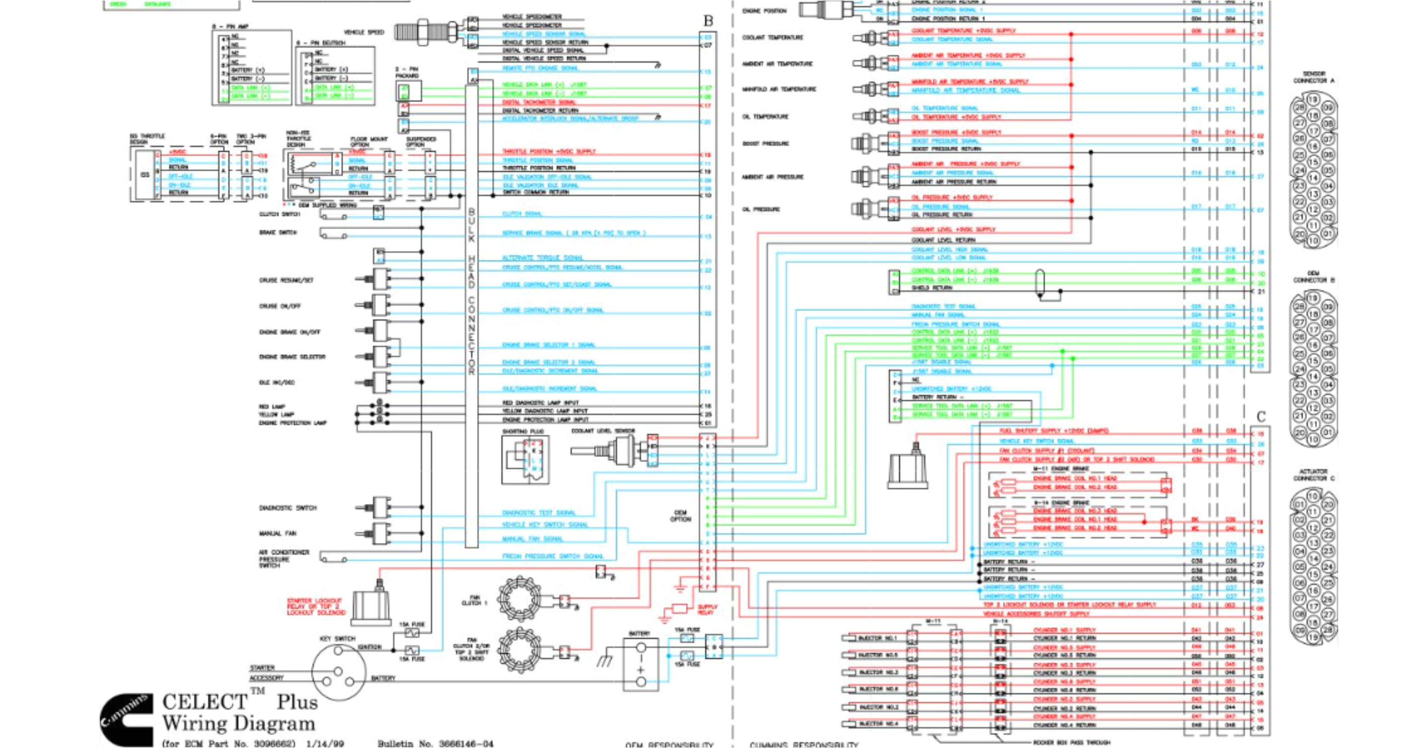 Cummins M11 Celect Plus Wiring Diagram M11 Wiring Diagram Wiring Diagram Name