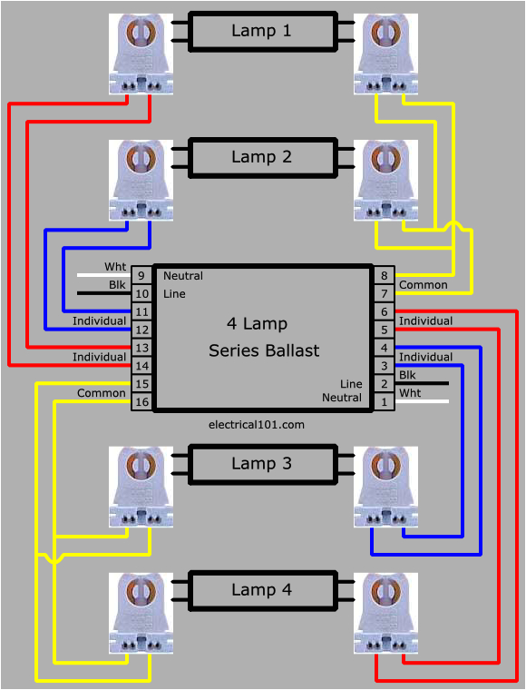 Damar Ballast Wiring Diagram 6 Lamp Ballast Wiring Diagram Wiring Diagram Centre