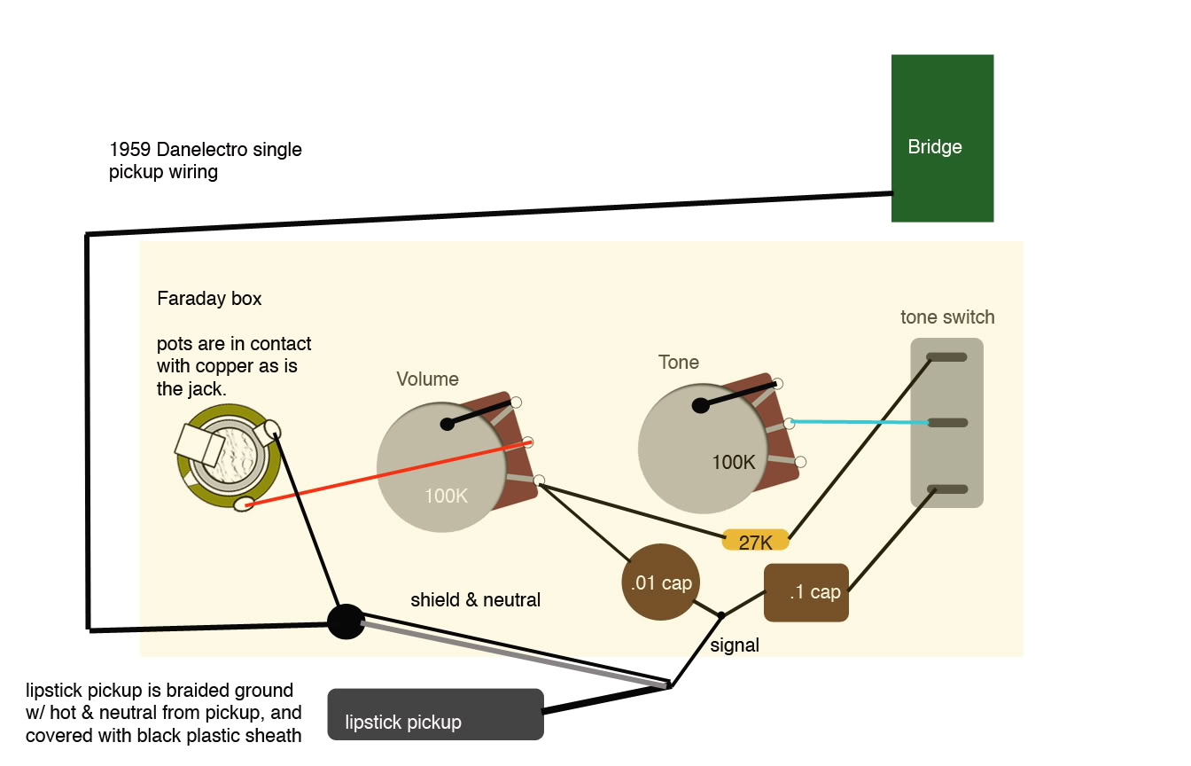 Danelectro Dc 59 Wiring Diagram Faraday Box the Amp Garage Danelectro Dc 59 Wiring Diagram Faraday Box the Amp Garage