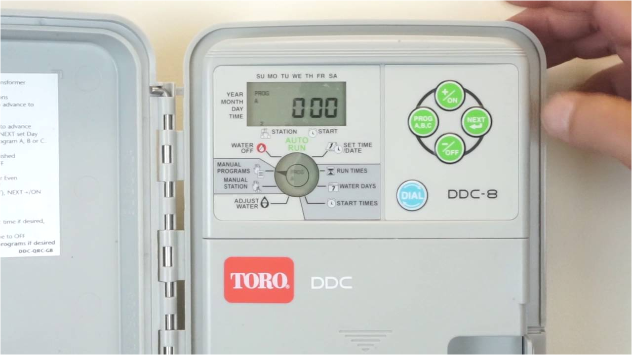 Ddc Panel Wiring Diagram toro Ddc 8 Controller Model 53808 How to Manually Program