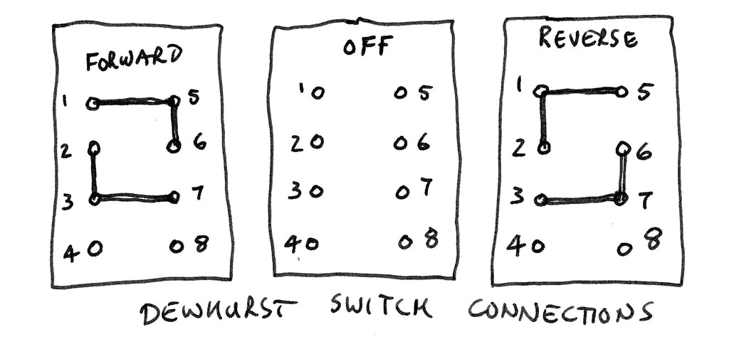 Dewhurst Reversing Switch Wiring Diagram Wiring Up A Brooke Crompton Single Phase Lathe Motor Myford Lathe