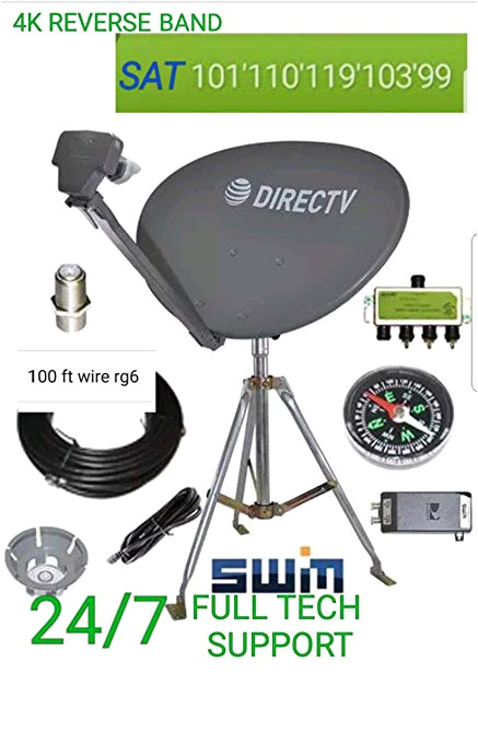 Directv Swm Splitter Wiring Diagram Amazon Com Directv Kaku Slimline Swm Dish 5 TriPod Camping Tailgate Directv Swm Splitter Wiring Diagram Amazon Com Directv Kaku Slimline Swm Dish 5 TriPod Camping Tailgate
