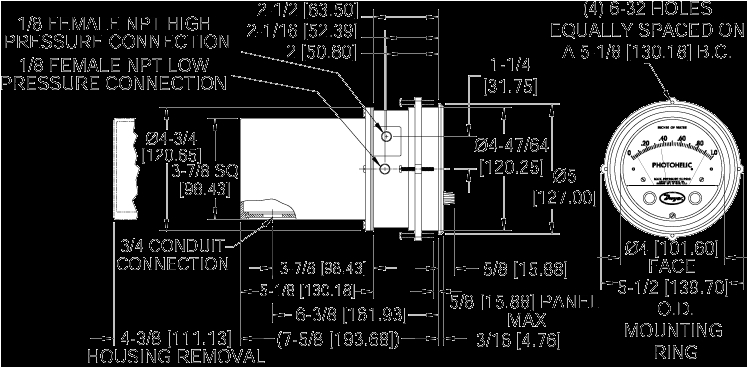 Dwyer Photohelic Wiring Diagram Dwyer A3010 Series A3000 Photohelic Pressure Switch Gage 0 to 10 0 Dwyer Photohelic Wiring Diagram Dwyer A3010 Series A3000 Photohelic Pressure Switch Gage 0 to 10 0