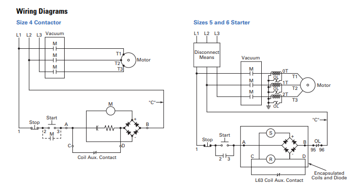 Eaton Definite Purpose Contactor Wiring Diagram High Voltage Vacuum Contactor Wiring Diagrams Electrical