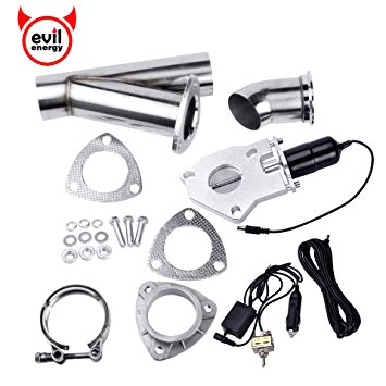 Electric Cutout Wiring Diagram Evil Energy 3 Inch Electric Exhaust Cutout Manual Switch Valve Kit