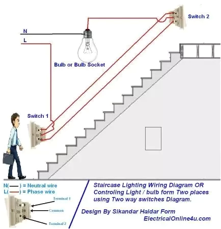 Electrical 2 Way Switch Wiring Diagram What is 1 Way Switch Quora