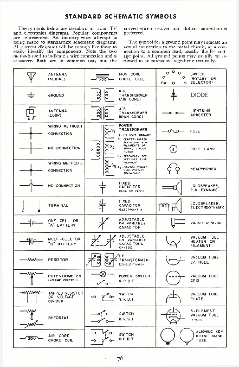 Electrical Wiring Diagram Symbols Pdf Basic Electronic Schematic Symbols Handy Dandy Little Circuit Book