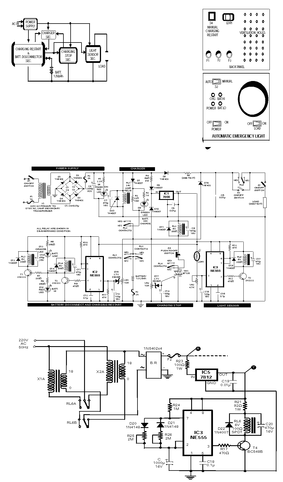Emergency Exit Light Wiring Diagram Emergency Light Circuit Latest Lighting Circuit Diagrams for and