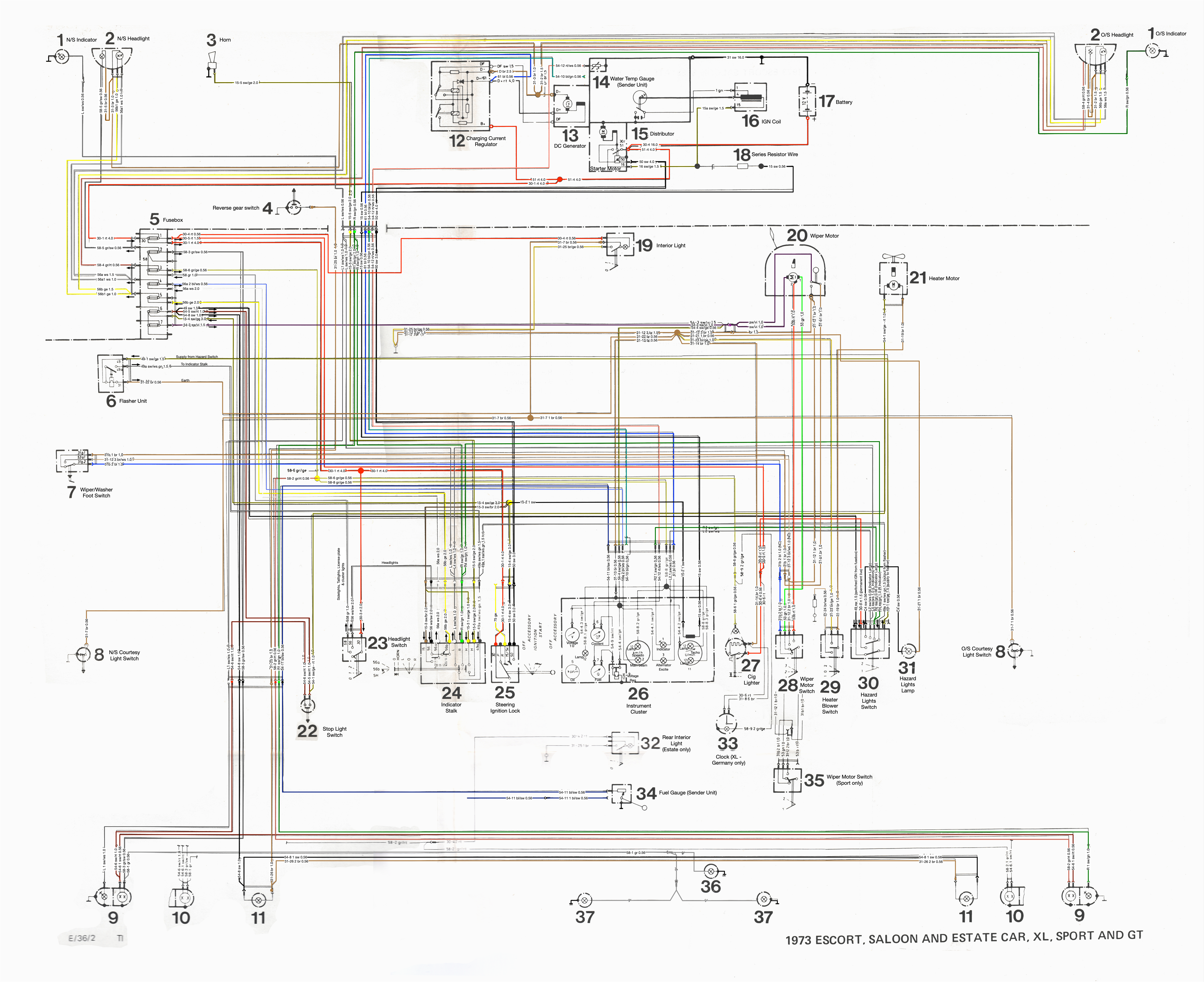 Escort Mk1 Wiring Diagram ford Escort Mk1 Wiring Diagram 1 Wiring Diagram source