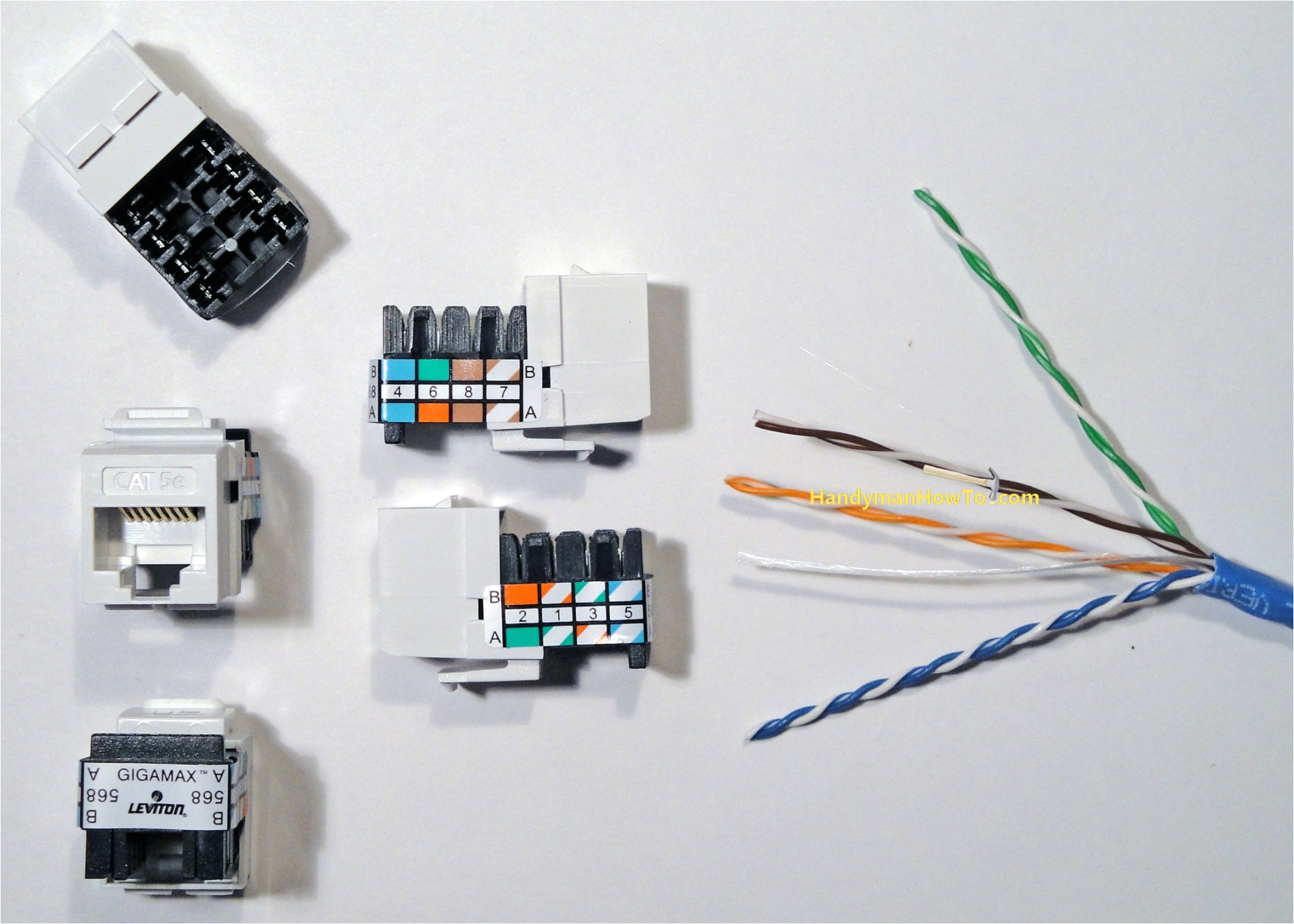 Ethernet Wall socket Wiring Diagram A Patch Cord and Ethernet Wall Jack Wiring Wiring Diagram Post
