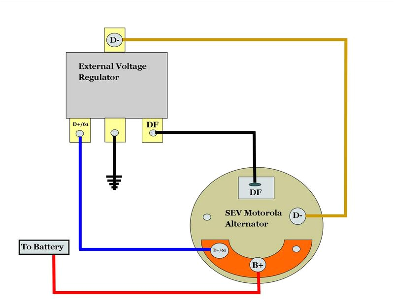 External Voltage Regulator Wiring Diagram Motorola Alternator Regulator Wiring Wiring Diagram Article Review