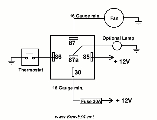 Fan Relay Wiring Diagram Wiring Diagrams with thermostat for Electric Fan Wiring Diagrams Show Fan Relay Wiring Diagram Wiring Diagrams with thermostat for Electric Fan Wiring Diagrams Show